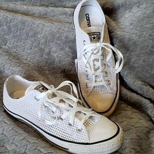 Converse All Star Perforated White Chuck Taylor